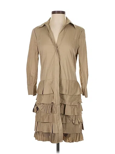 Pre-owned Bcbgmaxazria Casual Dress In Brown