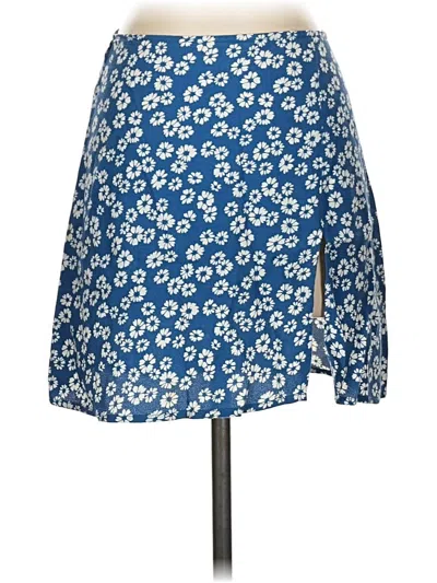 Pre-owned Reformation Casual Skirt In Blue