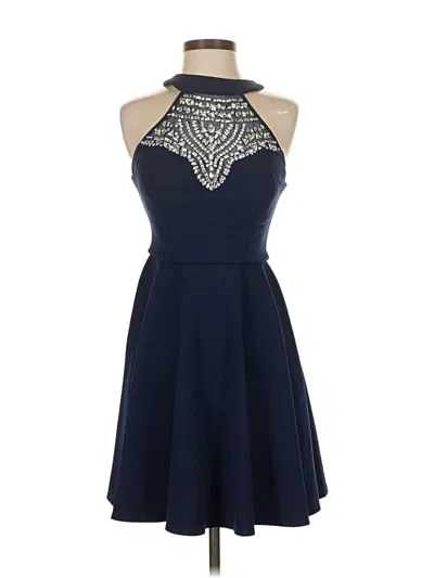 Pre-owned B Darlin Cocktail Dress In Blue