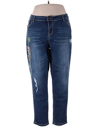 Pre-owned Suzanne Betro Jeans In Blue