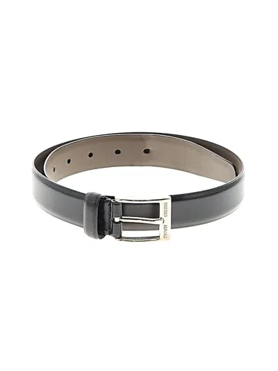 Pre-owned Bruno Magli Leather Belt In Black