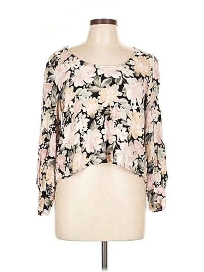 Pre-owned Saltwater Luxe 3/4 Sleeve Blouse In Pink