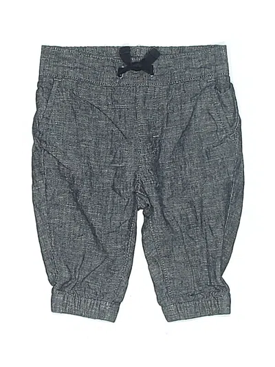 Pre-owned Janie And Jack Babies' Linen Pants In Gray