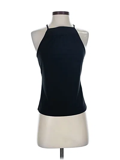 Pre-owned Kenneth Cole New York Tank Top Blue Halter Neckline Tops