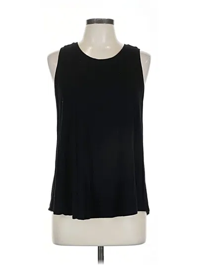 Pre-owned Karen Kane Sleeveless Blouse In Black