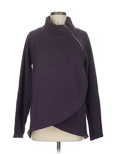 Pre-owned Athleta Sweatshirt In Purple