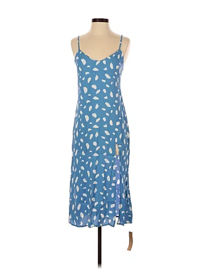 Pre-owned Reformation Casual Dress In Blue