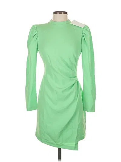 A.l.c Womens Ruched Manmade Mini Dress In Green