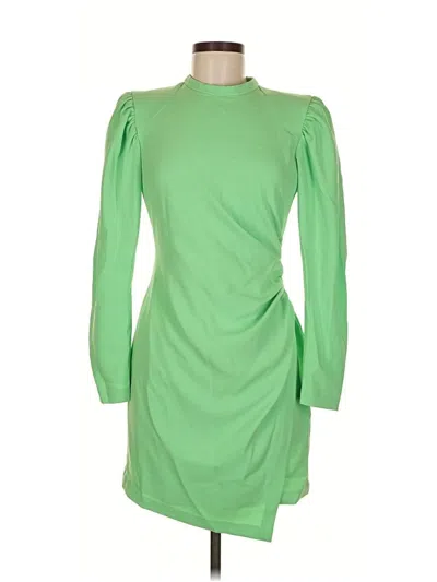 A.l.c Womens Ruched Manmade Mini Dress In Green