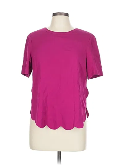 Pre-owned A.l.c Short Sleeve Top Purple Crew Neck Tops