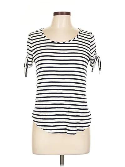 Pre-owned Green Envelope Short Sleeve T-shirt In White