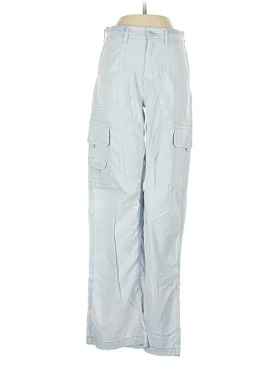 Pre-owned American Eagle Outfitters Cargo Pants In Blue