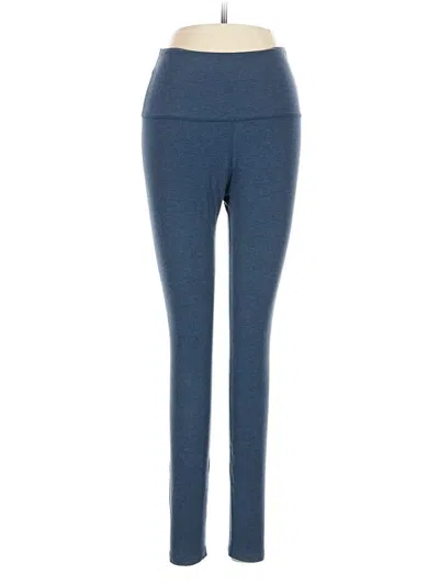 Pre-owned Beyond Yoga Active Pants In Blue