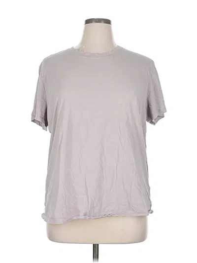 Pre-owned Athleta Short Sleeve T-shirt In Gray
