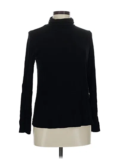 Pre-owned Tahari Long Sleeve Turtleneck In Black