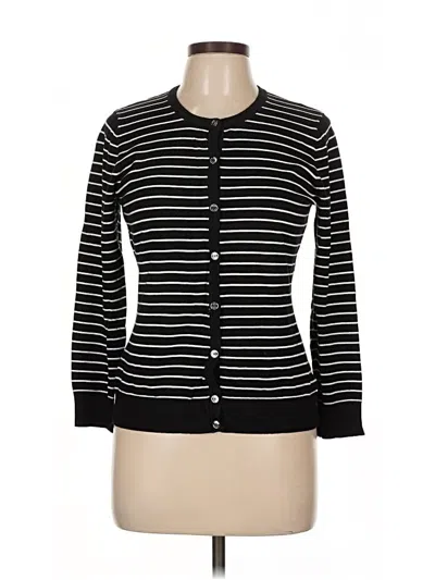 Pre-owned Jones New York Cardigan Sweater In Black