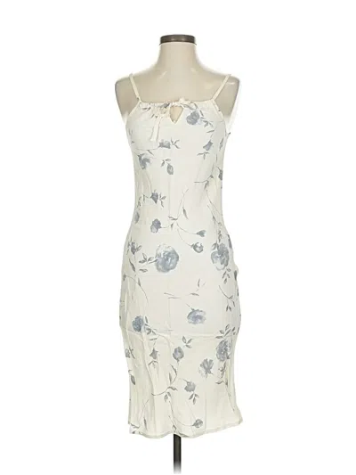 Pre-owned Assorted Brands Cocktail Dress In White