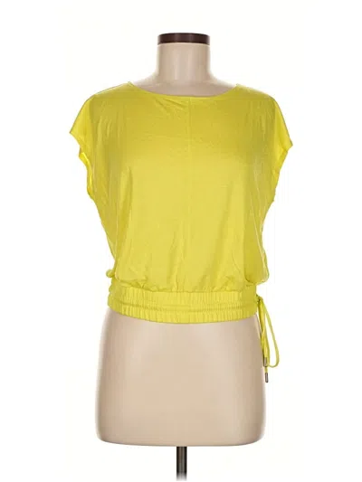 Gstq Sleeveless T-shirt In Yellow