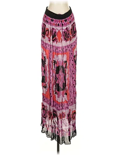 Pre-owned Theodora & Callum Casual Skirt In Pink