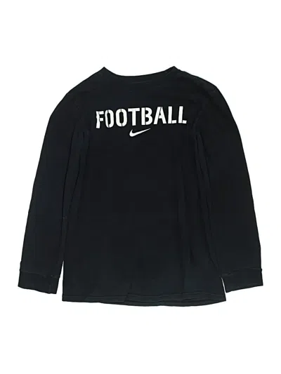 Pre-owned Nike Kids' Long Sleeve T-shirt In Black