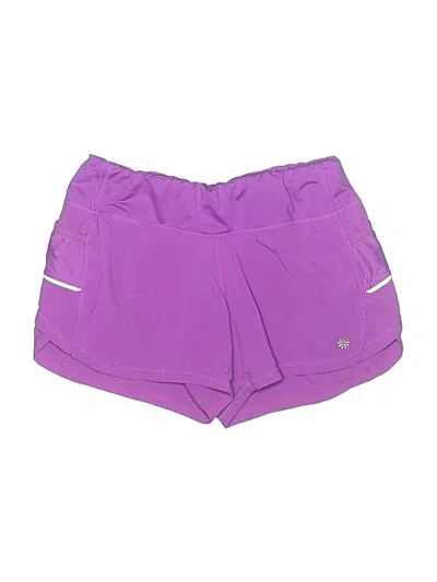 Pre-owned Athleta Athletic Shorts In Purple