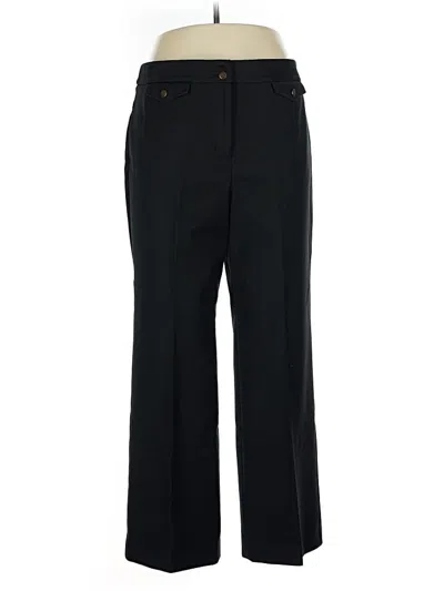 Pre-owned Talbots Dress Pants In Black