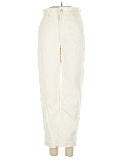 Pre-owned Everlane Casual Pants In White