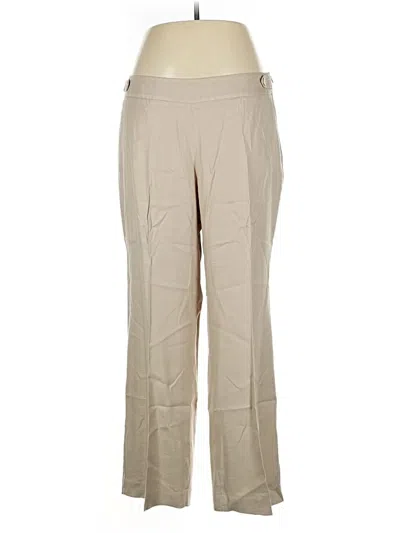Pre-owned Talbots Linen Pants In Brown