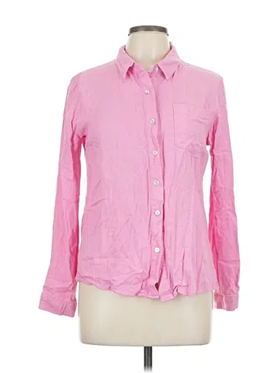 Pre-owned Garance Paris Long Sleeve Button Down Shirt In Pink