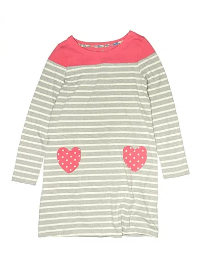 Pre-owned Mini Boden Kids' Dress In Gray