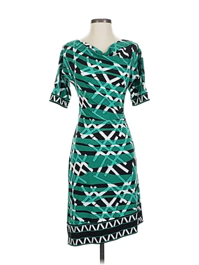 Pre-owned Bcbgmaxazria Cocktail Dress In Blue