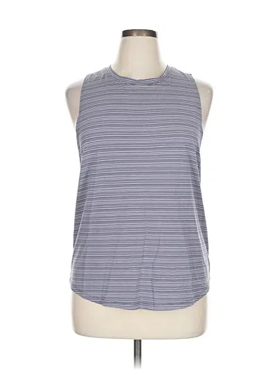 Pre-owned Athleta Sleeveless T-shirt In Gray