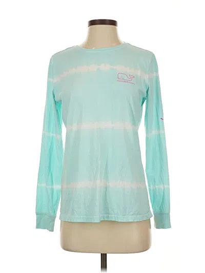 Pre-owned Vineyard Vines Long Sleeve T-shirt In Blue