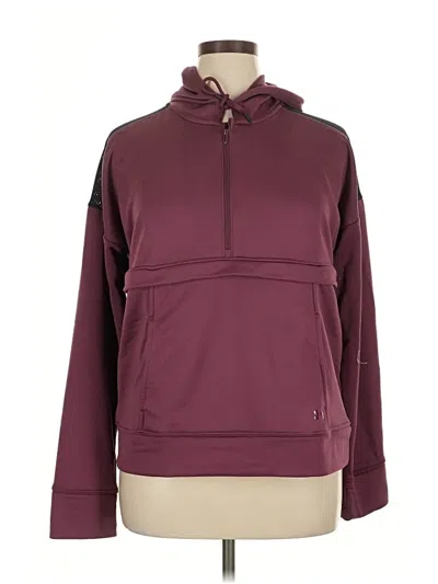 Pre-owned Under Armour Pullover Hoodie In Burgundy