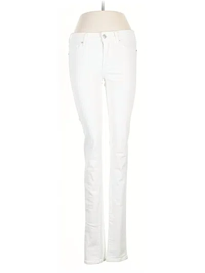 Pre-owned Abercrombie & Fitch Jeans In White