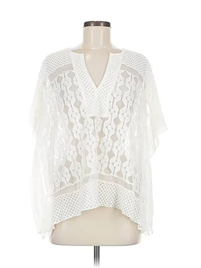 Pre-owned By Anthropologie Kimono In White