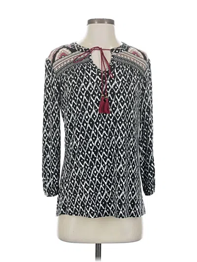 Pre-owned Db Established 1962 Long Sleeve Polo Shirt In Black