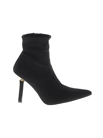 Pre-owned Good American Boots In Black