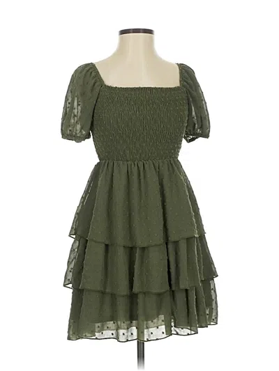 Pre-owned Altar'd State Cocktail Dress In Green