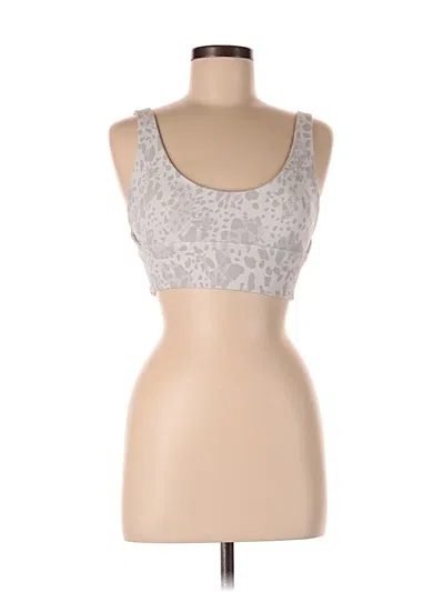 Pre-owned Lululemon Athletica Tank Top White Strapless Neckline Tops