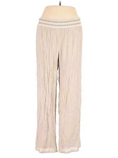 Pre-owned Jm Collection Casual Pants In White