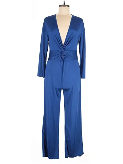 Pre-owned Assorted Brands Jumpsuit In Blue