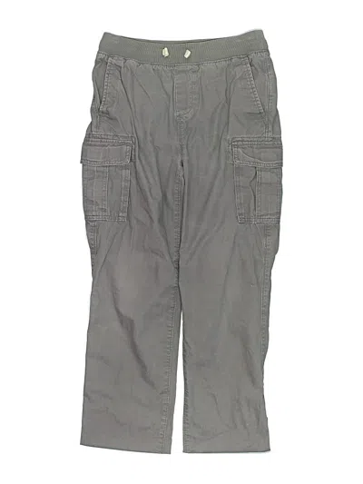 Pre-owned Lands' End Kids'  Cargo Pants In Gray