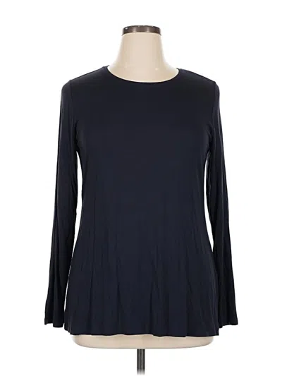 Pre-owned Daily Ritual Long Sleeve T-shirt In Blue