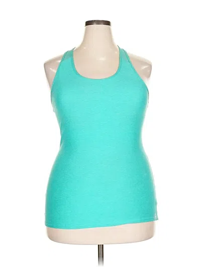 Pre-owned Reebok Active Tank Top In Green