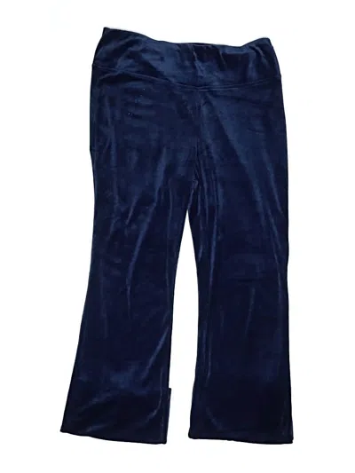 Pre-owned Sugar & Jade Kids' Velour Pants In Blue
