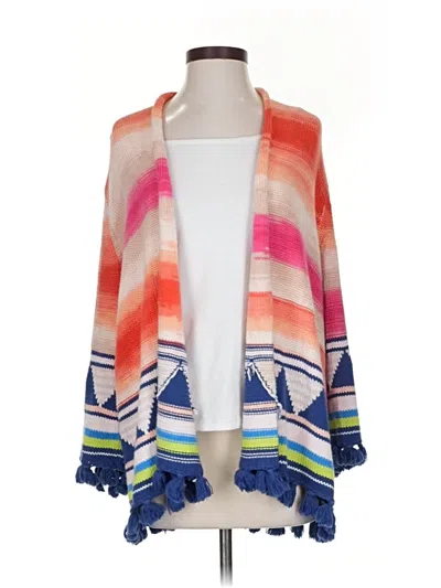 Pre-owned Calypso St Barth Cardigan Sweater In Orange