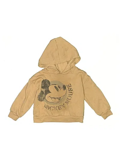 Pre-owned Disney Kids' Long Sleeve T-shirt In Gold