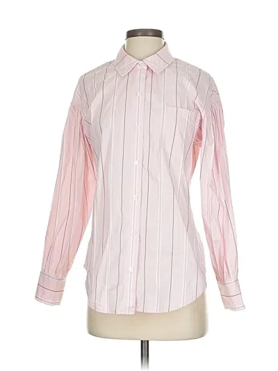 Pre-owned 209 Wst 38 New York Long Sleeve Button Down Shirt In Pink