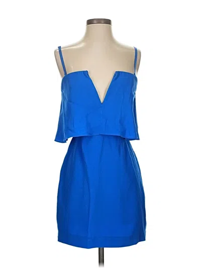 Pre-owned Bcbgmaxazria Cocktail Dress In Blue